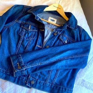 Denim Jean Jacket Classic Button Up Down Front Pockets